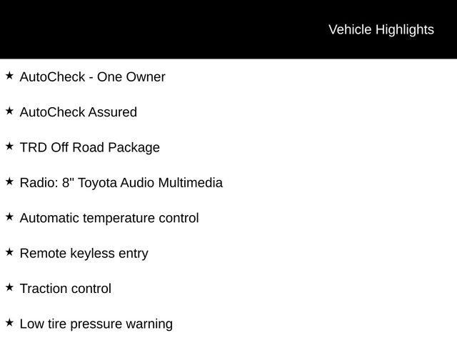 2024 Toyota Tacoma TRD Off-Road