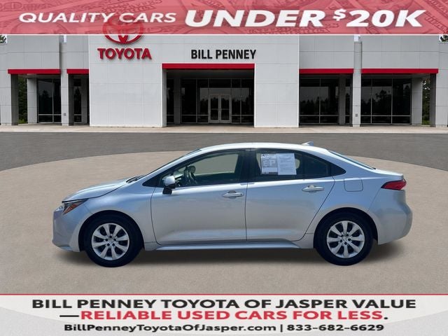 Used 2020 Toyota Corolla LE with VIN JTDEPRAE1LJ045396 for sale in Jasper, AL