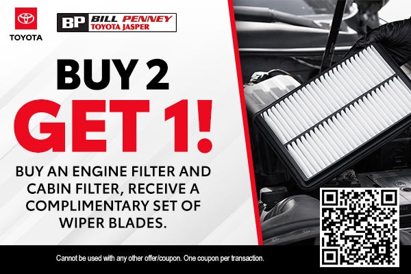 Buy 2 Filters Get 1 Wiper Blade Set!