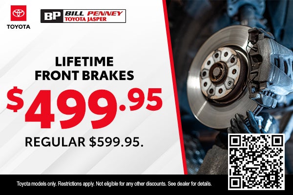 Lifetime Front Brakes