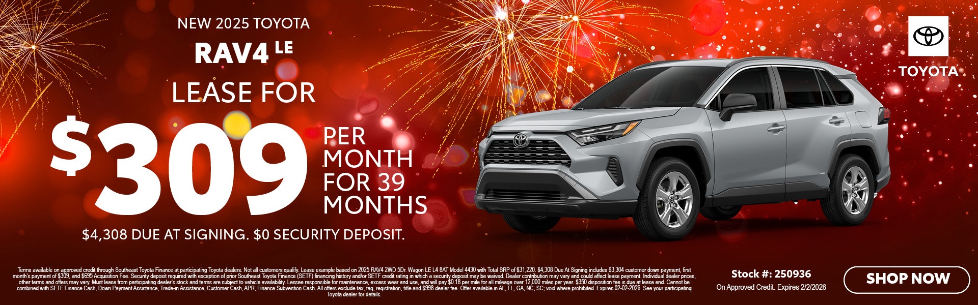 January RAV4 Offer