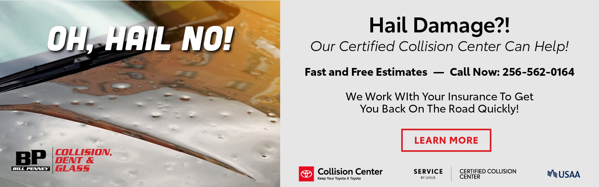 Hail Damage Repair Bill Penney Collision